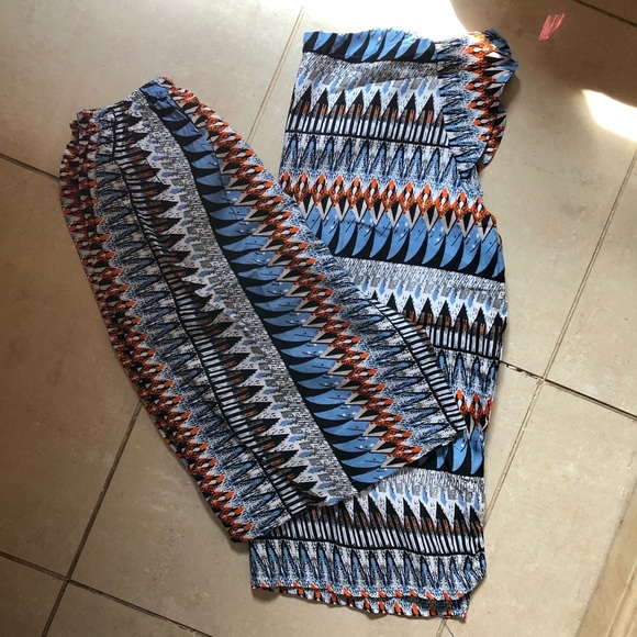 Matching Top & Bottom Set - Tribal Print NWOT - Picture 3 of 7